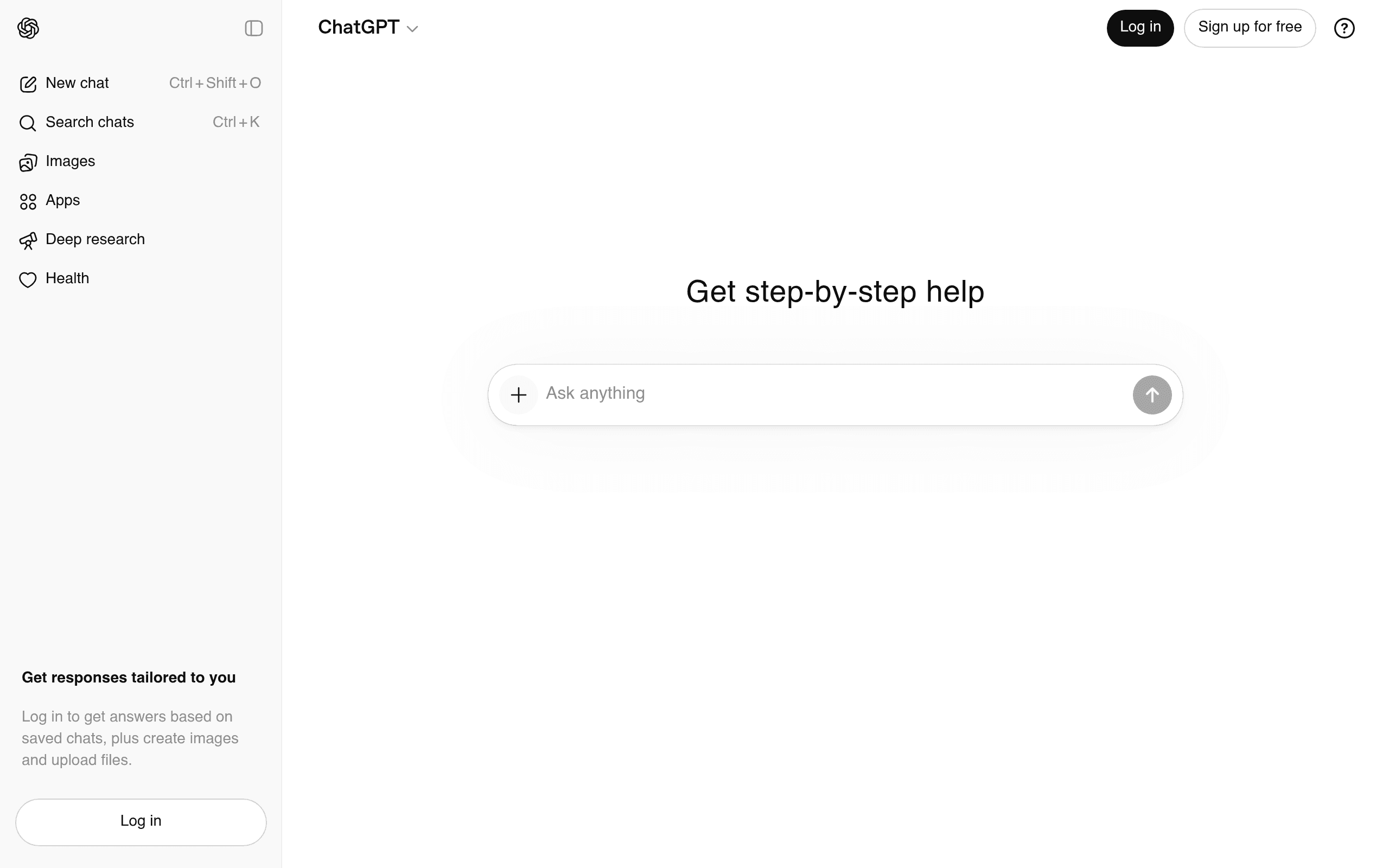 ChatGPT screenshot