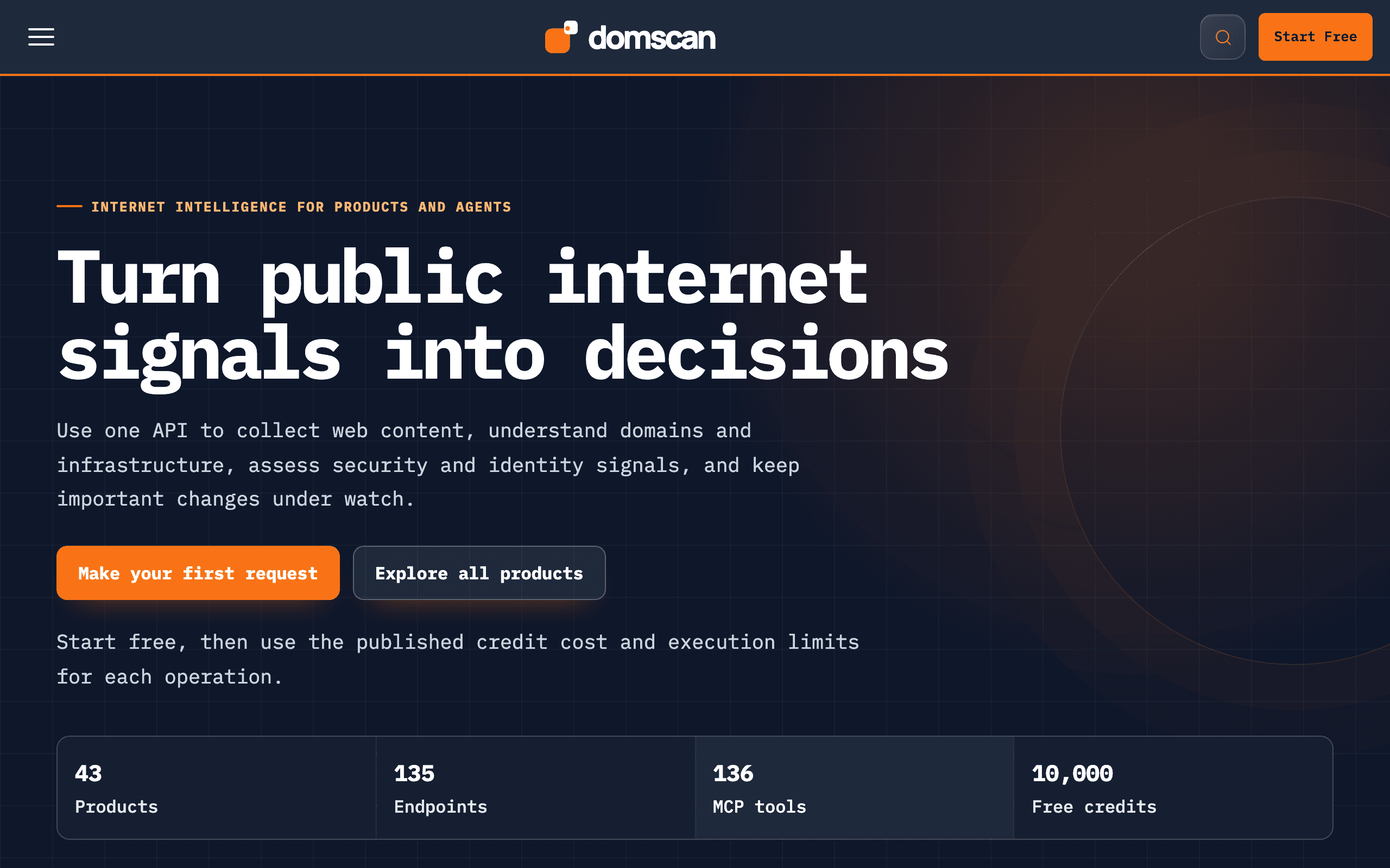DomScan screenshot 1
