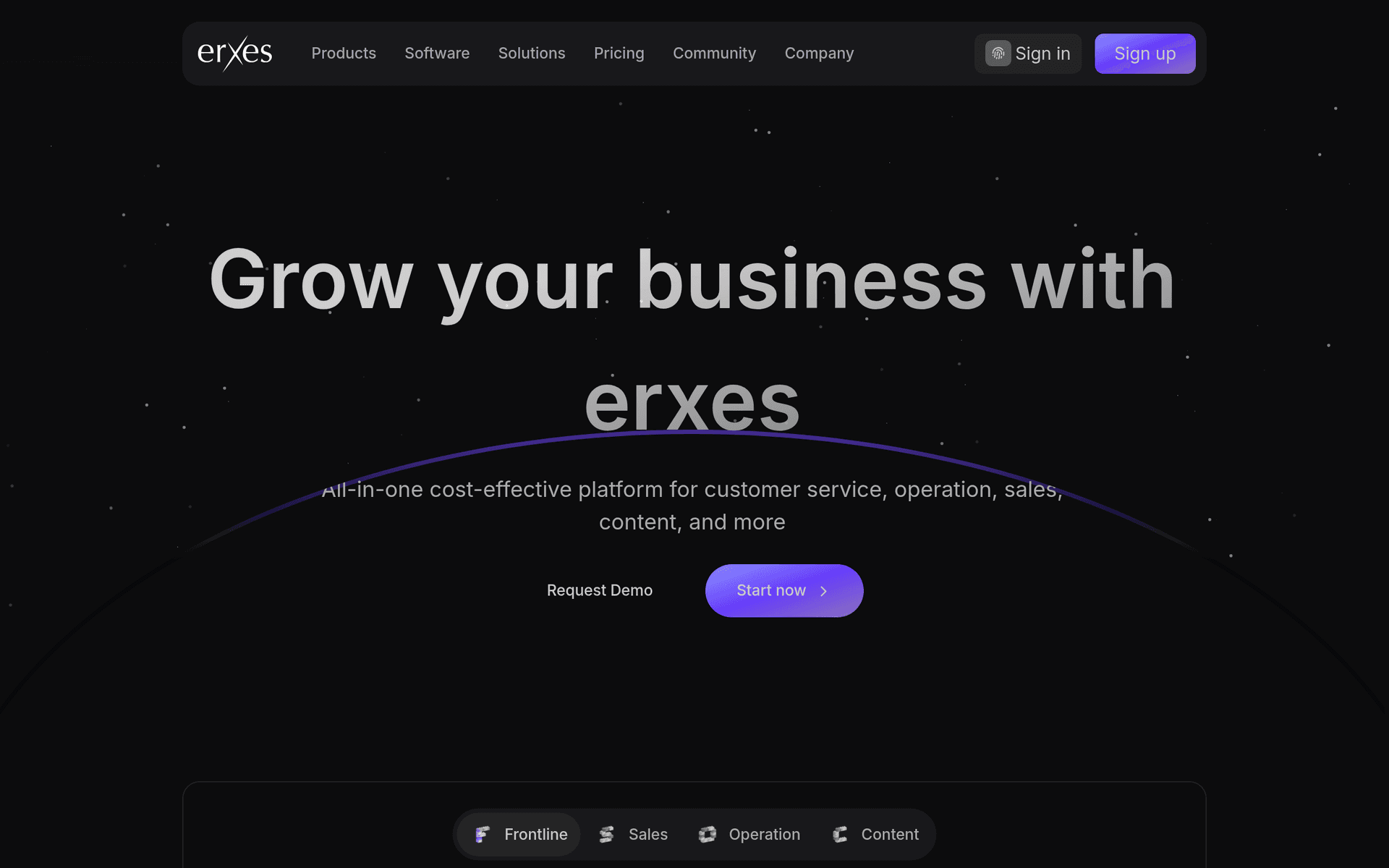 Erxes screenshot