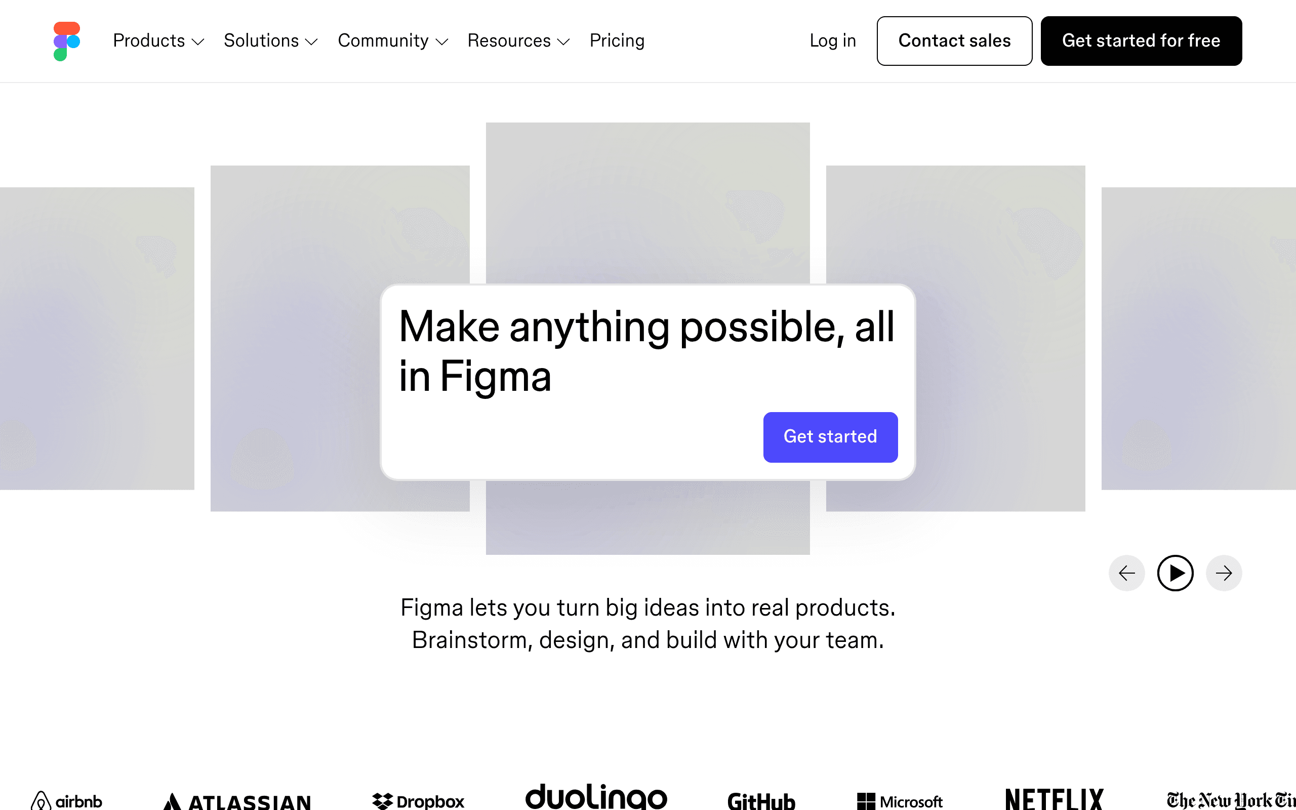 Figma website screenshot