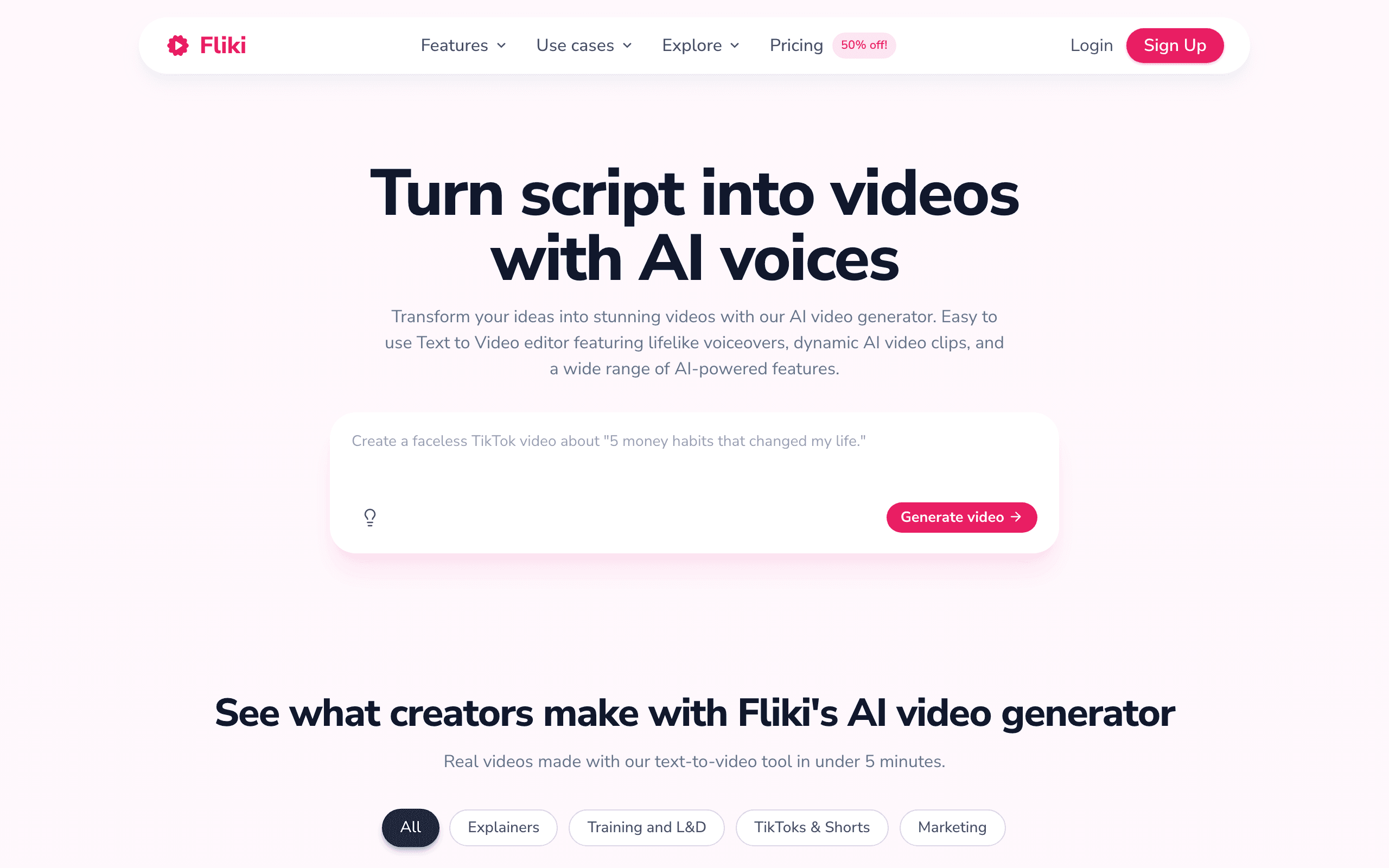 Fliki screenshot 1