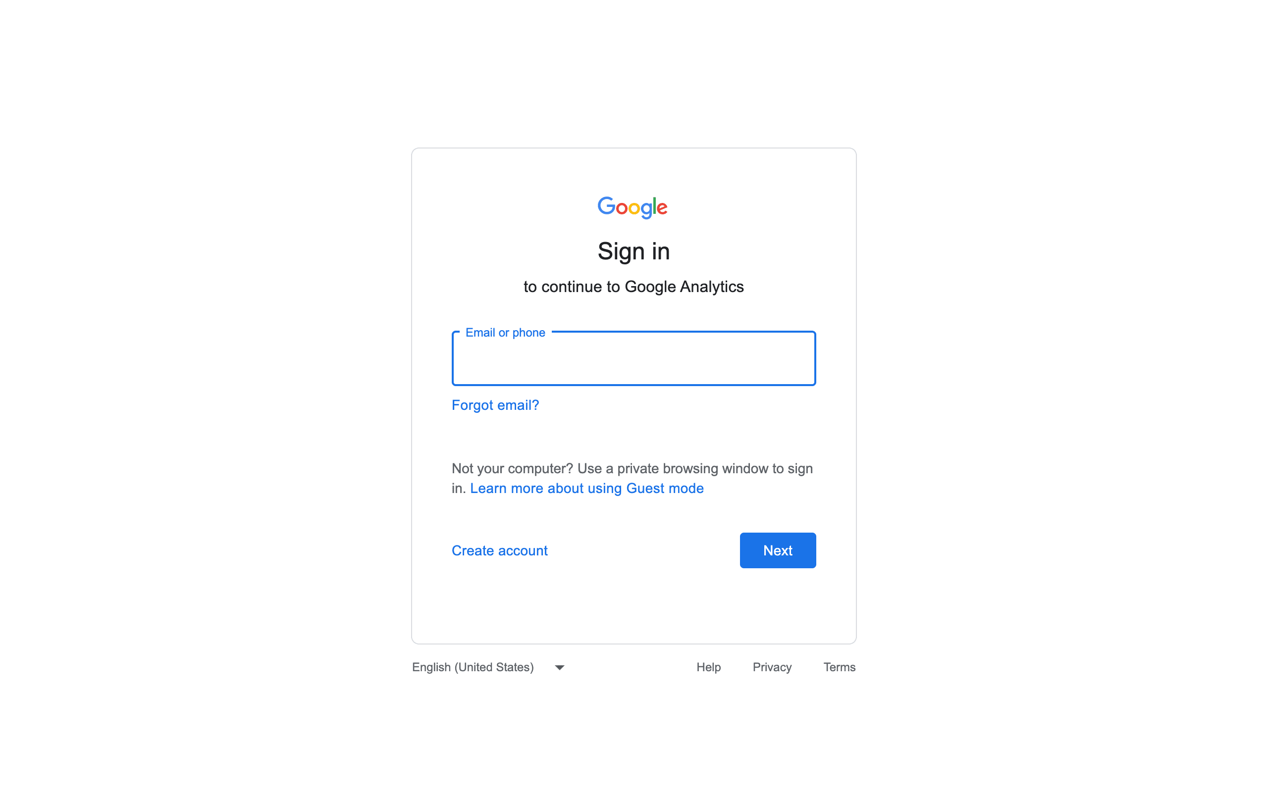 Google Analytics 4 screenshot