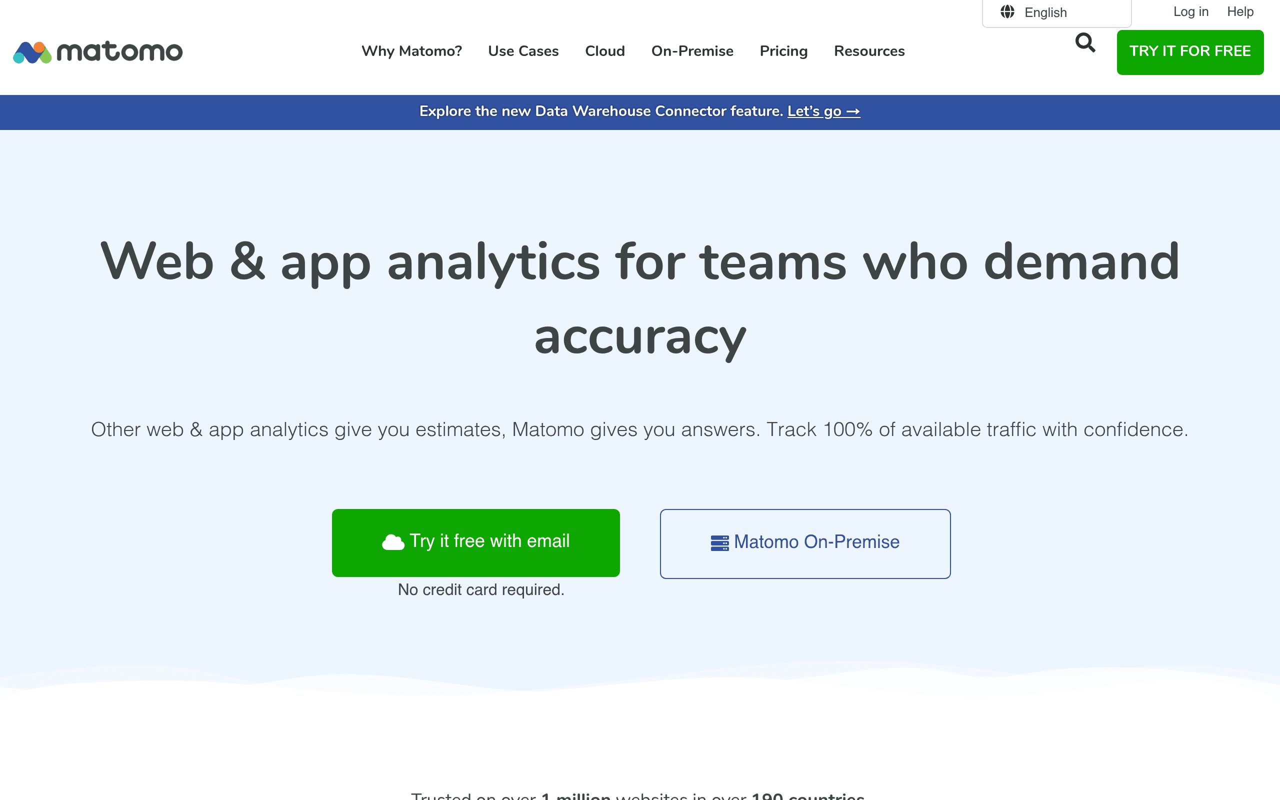 Matomo screenshot