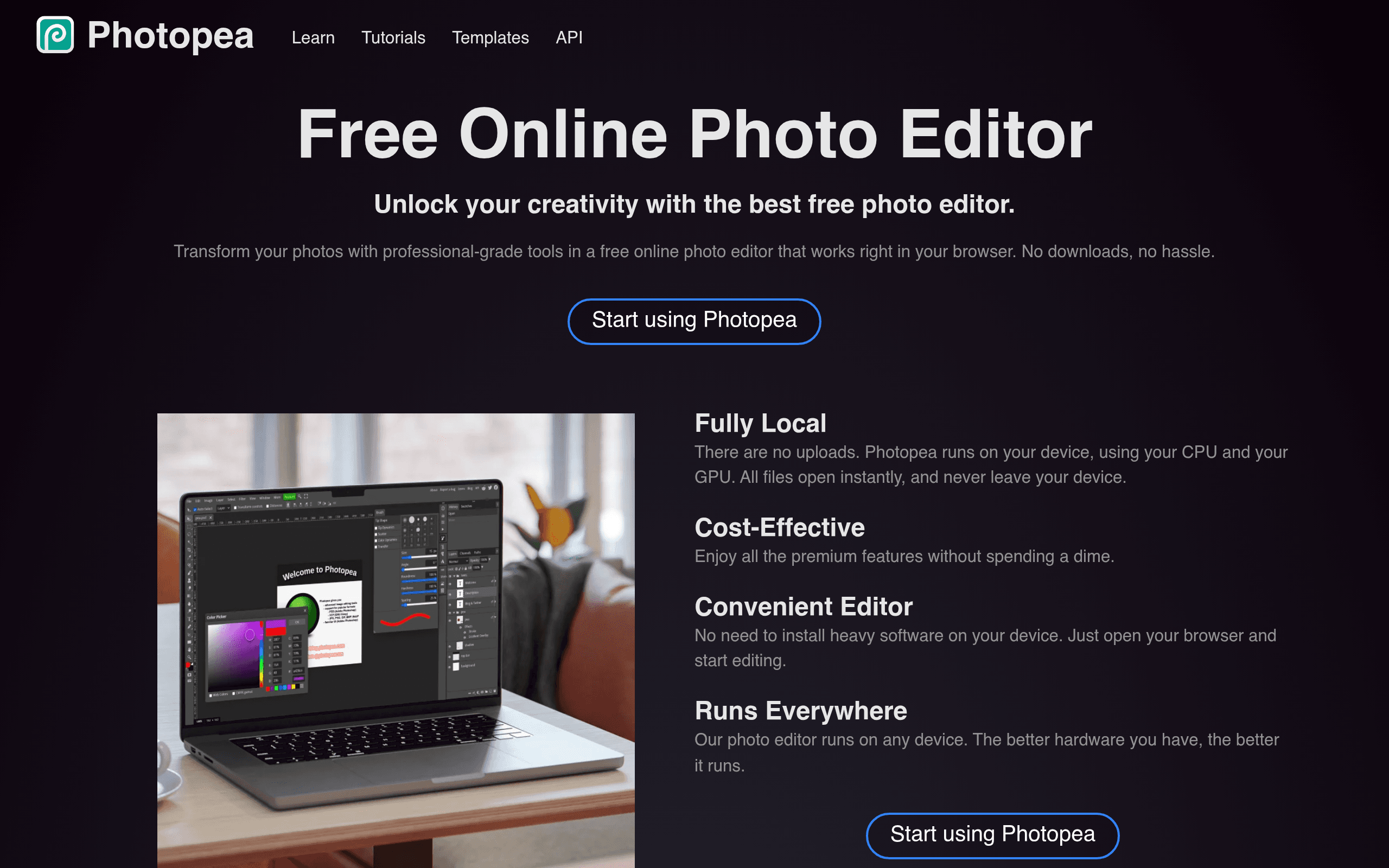 Photopea screenshot 1