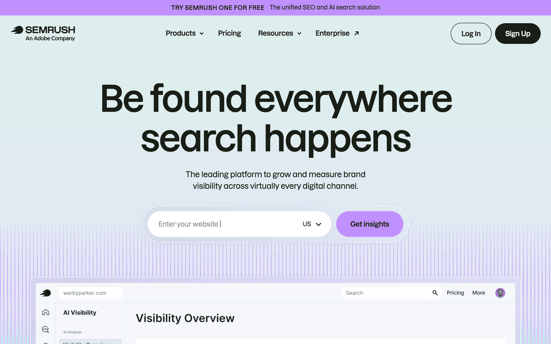 Semrush (Free Plan) screenshot