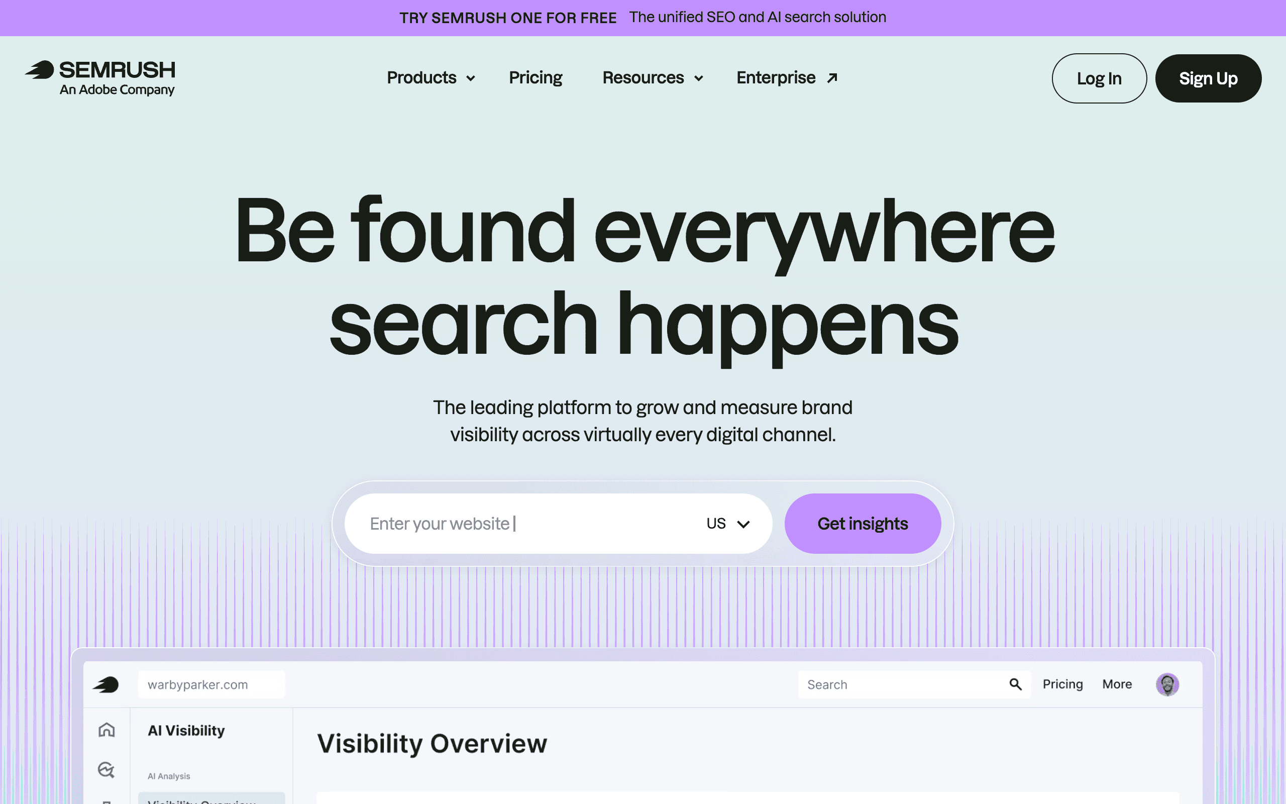 Semrush (Free Plan) screenshot