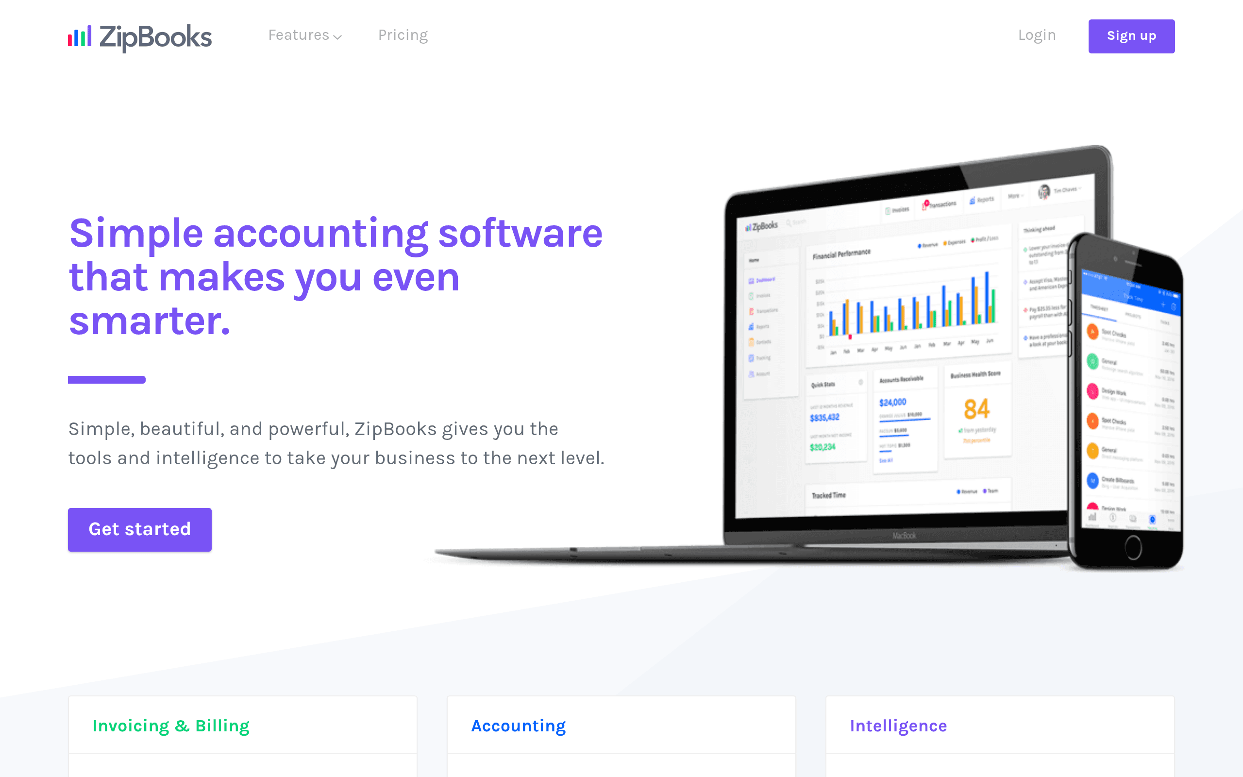 ZipBooks screenshot 1