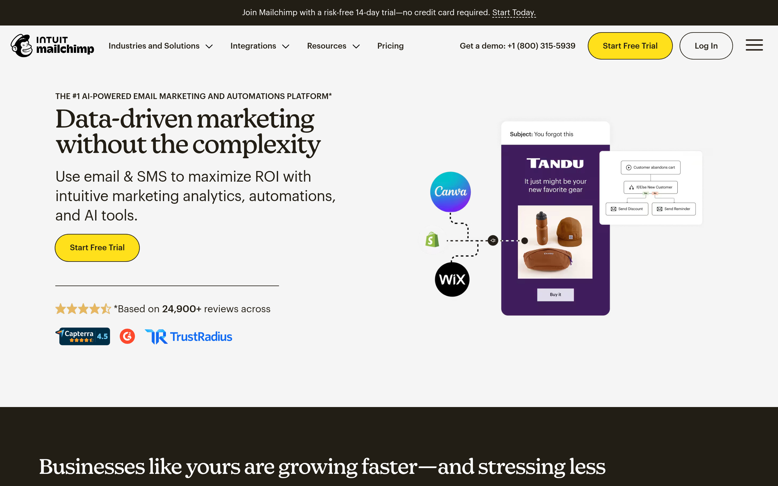 Mailchimp screenshot